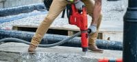 TE 60-22 cordless rotary hammer Powerful and cordless SDS Max (TE-Y) rotary hammer with Active Vibration Reduction and Active Torque Control for heavy-duty concrete drilling and chiseling (Nuron) Applications 5