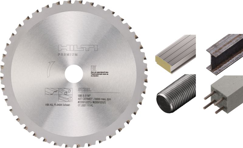 Steel circular saw blade Premium circular saw blade for straight, fast, cold cutting in metal