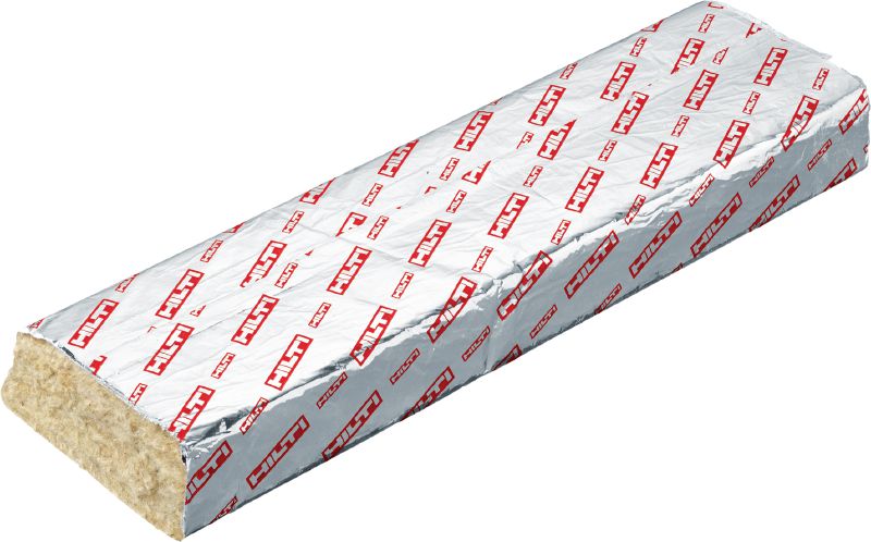 CFS-TTS MD C FS Top Track Cover Preformed sealant for top-of-wall plasterboard joints under metal deck – eliminates the need for slow, messy stuff-and-spray firestop