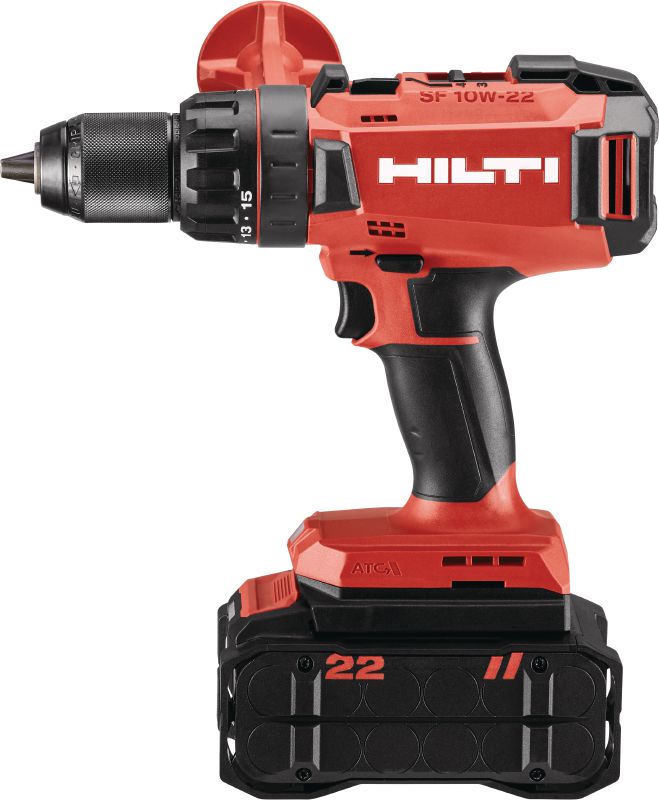 SF 10W-22 cordless drill driver Cordless drill driver with higher torque which specialises in demanding applications in wood and other materials