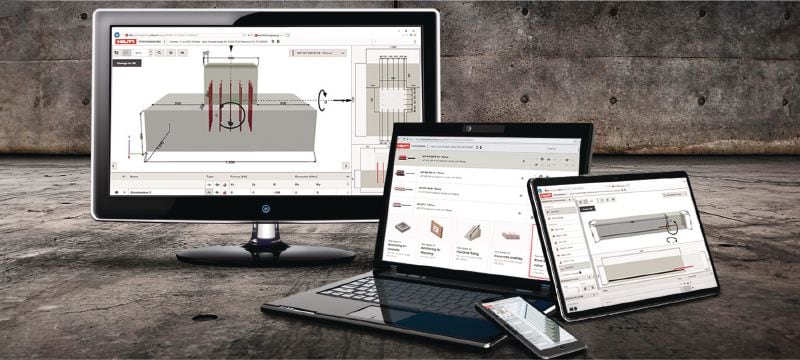 PROFIS Engineering Suite structural design software Structural engineering anchor design software with codes and approvals, Component Based Finite Element Method calculations and a variety of fastening methods Applications 1