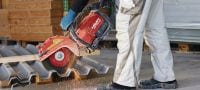 Cut-off saw safety training Online cut-off saw training, with practical knowledge about safety features, risks, preventative measures, and certificate for course completion