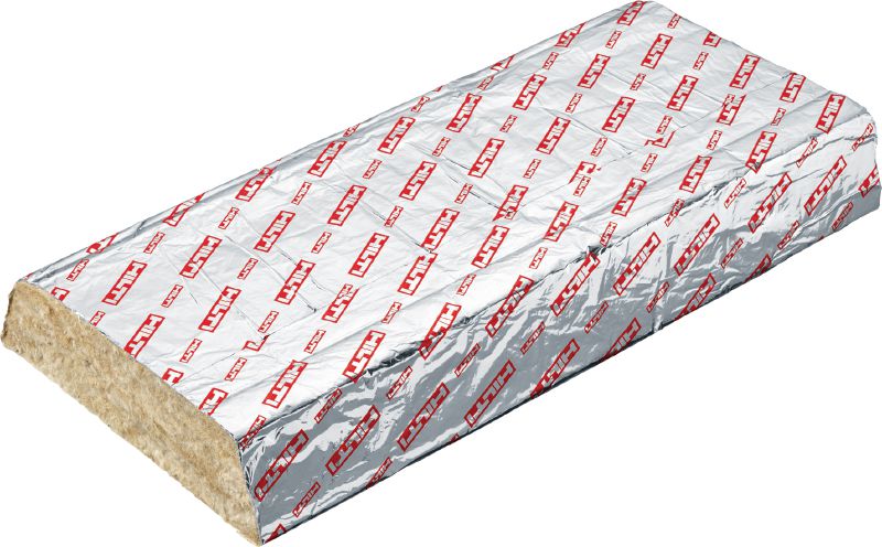 CFS-TTS MD C FS Top Track Cover Preformed sealant for top-of-wall plasterboard joints under metal deck – eliminates the need for slow, messy stuff-and-spray firestop