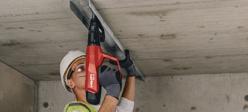 X-X MX Universal plasterboard nails (collated) Ultimate-performance collated nails for fastening to concrete and other base materials using powder-actuated tools Applications 1