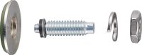 S-BT-ER HC HL Threaded stud Threaded screw-in stud (stainless steel, metric thread) for electrical connections on steel in mildly corrosive environments, recommended maximal cross section of connected cable 120 mm²/AWG 4.0